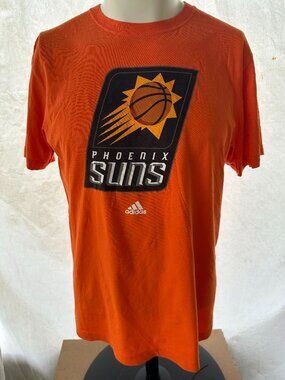 Phoenix Suns Devin Booker Steve Nash Adidas Men's Orange T Shirt Size Medium